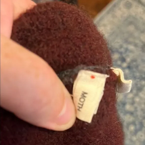 Anthropologie Moth Morris Gray Pockets Open Style Duster Vest Minimalist Boho - Picture 11 of 15